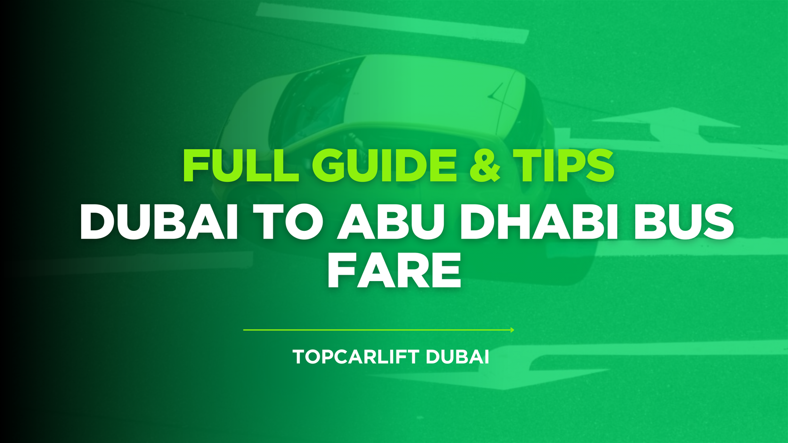 Dubai to Abu Dhabi Bus Fare – Full Guide & Tips