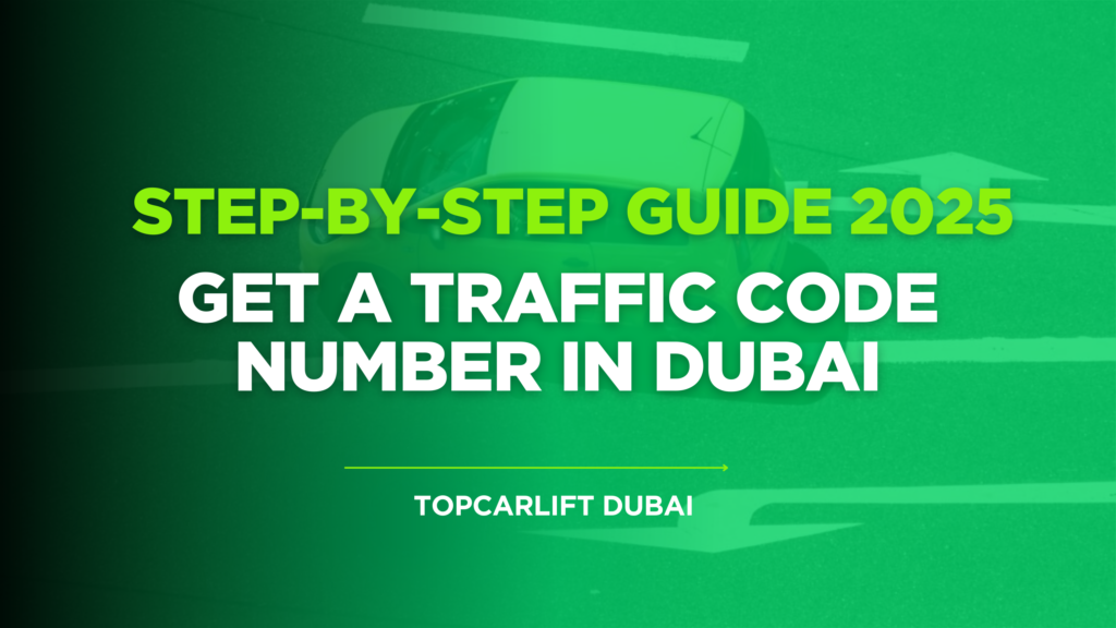 How to Get a Traffic Code Number In Dubai | Guide 2025
